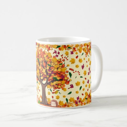 Mug L'automne est arrivé (Devant droit)