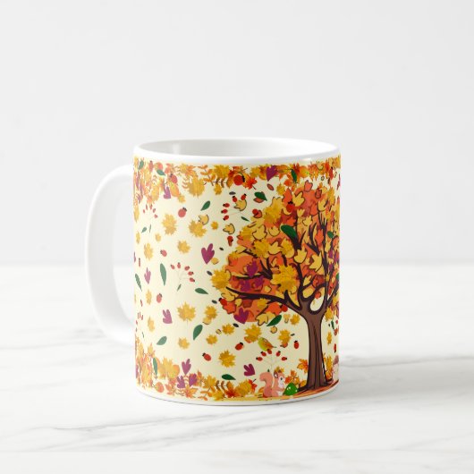 Mug L'automne est arrivé (Devant gauche)