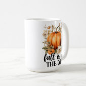 MUG L'AUTOMNE EST DANS L'AIR ASSEZ CITROUILLES DE L'AU (Devant droit)
