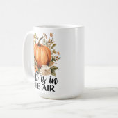 MUG L'AUTOMNE EST DANS L'AIR ASSEZ CITROUILLES DE L'AU (Devant gauche)