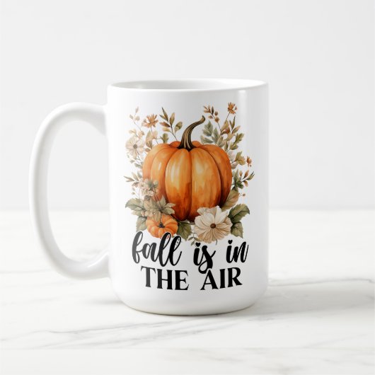 MUG L'AUTOMNE EST DANS L'AIR ASSEZ CITROUILLES DE L'AU (Gauche)