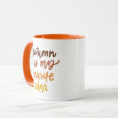 Mug "L'automne est ma couleur préférée" (Devant gauche)