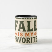 Mug L'automne est ma saison préférée (Centre)