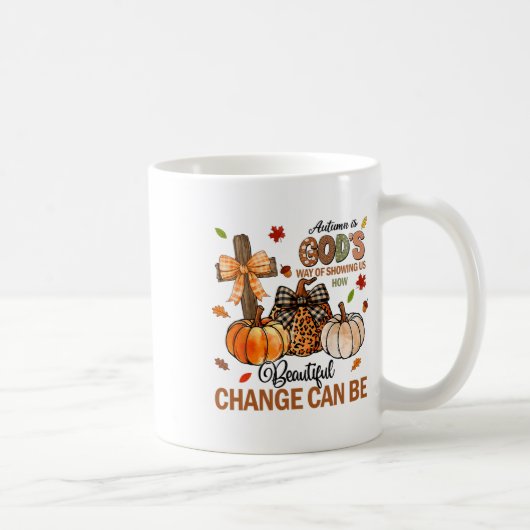 Mug L'Automne Est Une Façon Pour Dieux De Nous Montrer (Droite)