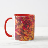 Mug L'automne laisse la boue rouge de la nature (Gauche)