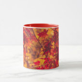 Mug L'automne laisse la boue rouge de la nature (Centre)