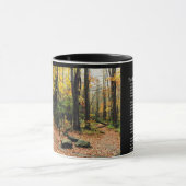 Mug L'automne non pris de route - poème imprimé sur la (Centre)