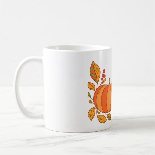 Mug L'automne Tasse-Donnent des mercis (Gauche)