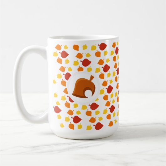 Mug L'automne, un animal Feuille passe-partout (Gauche)