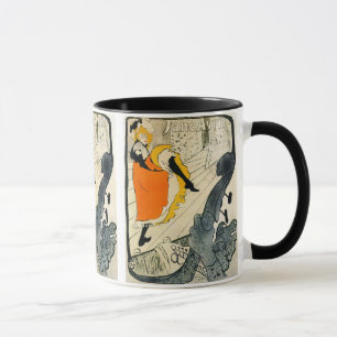 Mug Lautrec : Jane Avril Dancing the Can-Can