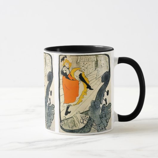 Mug Lautrec : Jane Avril Dancing the Can-Can (Droite)