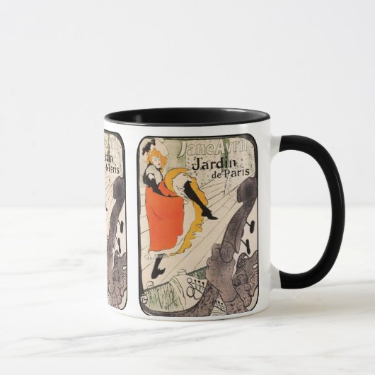 Mug Lautrec : Jane Avril, Jardin de Paris (Droite)