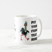 Mug L'autruche arctique à la course (Devant droit)