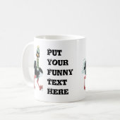 Mug L'autruche arctique à la course (Devant gauche)