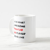 Mug lavabo bassiste, génial (Devant gauche)