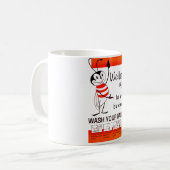 Mug LAVAGE de CDC de Wellbee VOTRE affiche de (Devant gauche)
