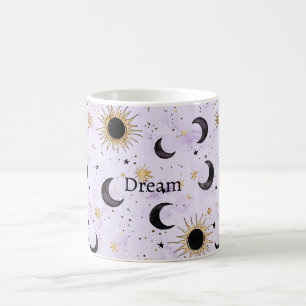 Mug Lavage Or Noir Soleil Lune