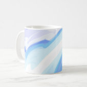 Mug Lavage pastel de vagues (Devant gauche)