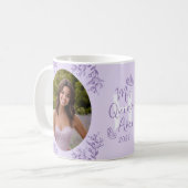 Mug Lavande 2 Photo Mis Quince Años Keepsaké (Devant gauche)