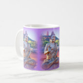 Mug lavande aura buddhas (Devant gauche)