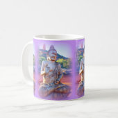 Mug lavande aura buddhas (Devant gauche)