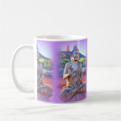 Mug lavande aura buddhas (Gauche)