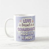 Mug Lavande bleu clair grand-mère (Gauche)
