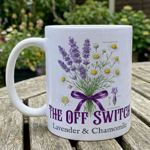 Mug Lavande botanique Camomille Cottagecore endormi