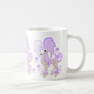 Mug Lavande crêtée chinoise mignonne