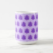 Mug Lavande de dés graphique (Centre)