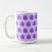 Mug Lavande de dés graphique (Gauche)
