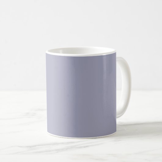 Mug Lavande en clair de couleur solide (Devant droit)