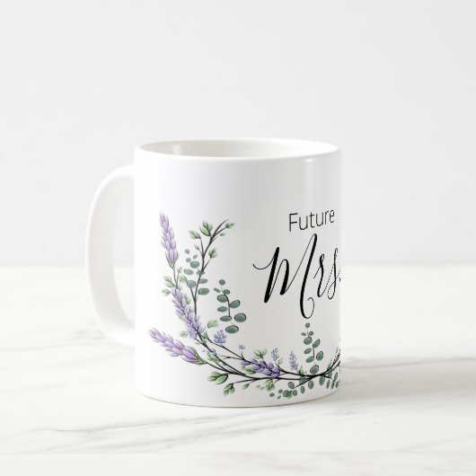 Mug Lavande et Eucalyptus Future Mme. (Devant gauche)