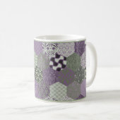 Mug Lavande et purée de pâte à café (Devant droit)