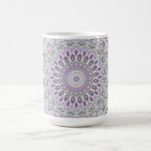 Mug Lavande et vert Mandala Motif Design (Centre)