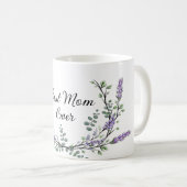 Mug Lavande Eucalyptus meilleure mère jamais (Devant droit)