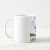 Mug Lavande Florale violet blanc à air chaud (Gauche)