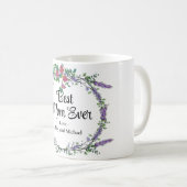 Mug Lavande Rose Eucalyptus Meilleure maman jamais (Devant droit)
