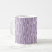 Mug Lavande Verticale Moderne Conception Gravée (Devant gauche)