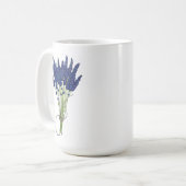 Mug Lavandula Lavender Bund Herbe Jardin Fleur Violet (Devant gauche)