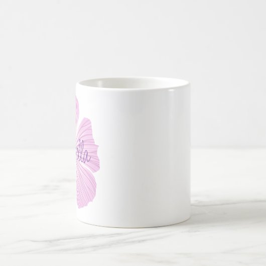 Mug Lavatera rose (Centre)