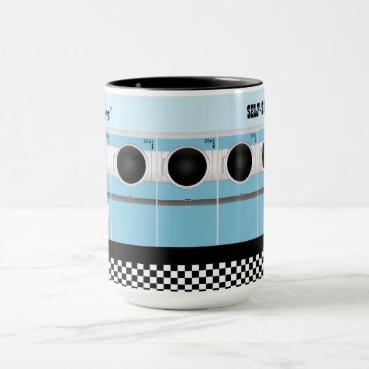 Mug Lave-Linge En Libre-Service Rétro Ils Font Le Trav (Centre)