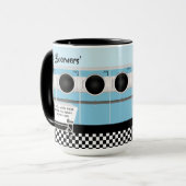 Mug Lave-Linge En Libre-Service Rétro Ils Font Le Trav (Devant gauche)