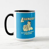 Mug Lave-linge : Ne t'inquiète pas Maman Thanksgiving (Gauche)