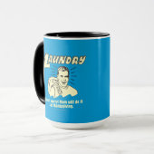 Mug Lave-linge : Ne t'inquiète pas Maman Thanksgiving (Devant gauche)