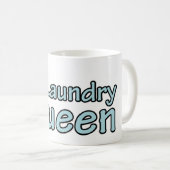 Mug Lave-linge Reine avec couronne (Devant droit)