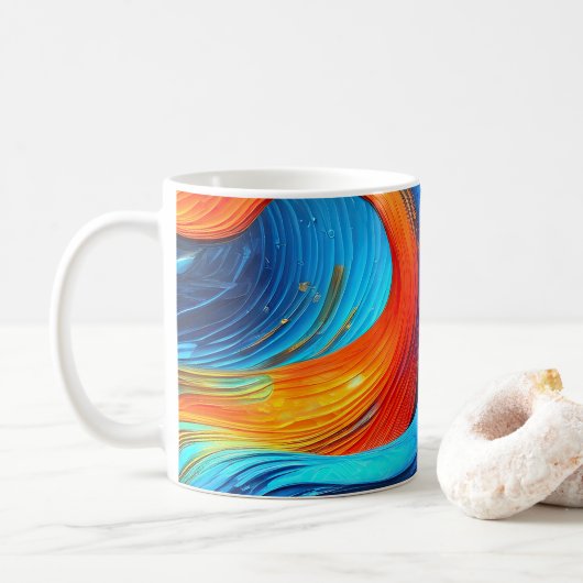 Mug Lave océanique "Astralsurge" (Avec donut)