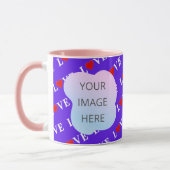 Mug Lavende LOVE élégant (Gauche)