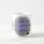 Mug Lavender Cavalier King Charles Spaniel Custom Name (Centre)