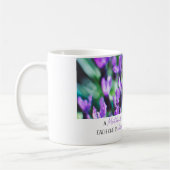 Mug Lavender champ fleuri mères jour fleurs violettes (Gauche)